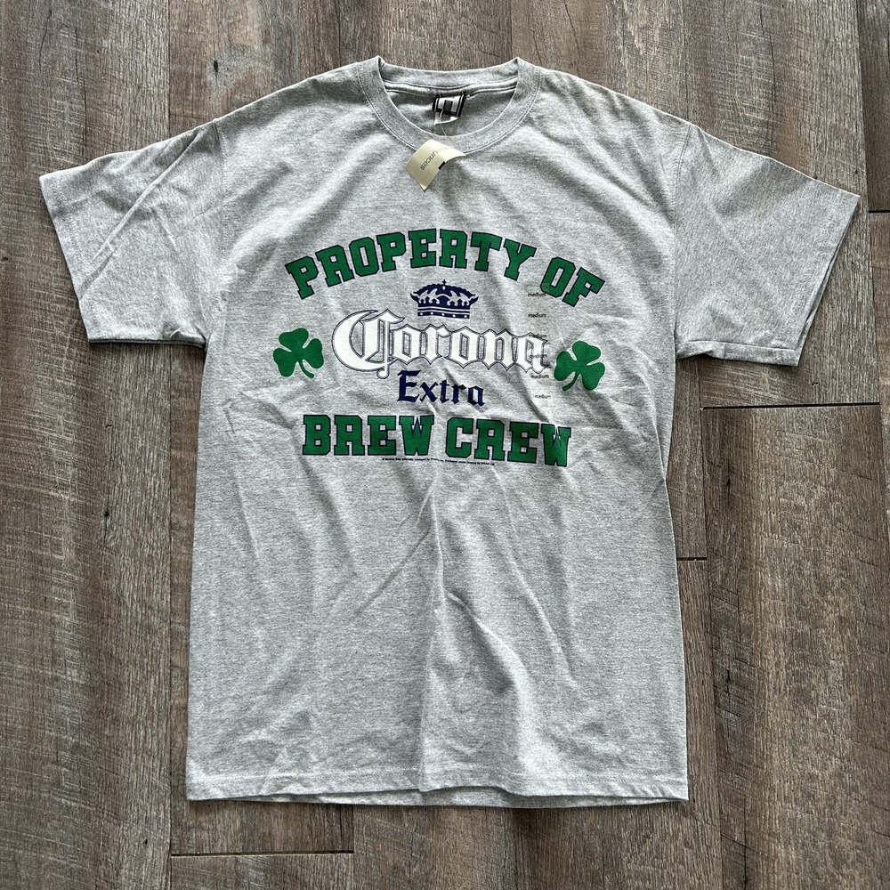 Vintage 2005 Corona Extra St. Patrick's Day Promo Graphic T-Shirt M NWT